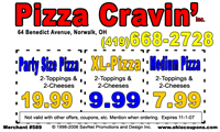 Pizza Cravin' coupon